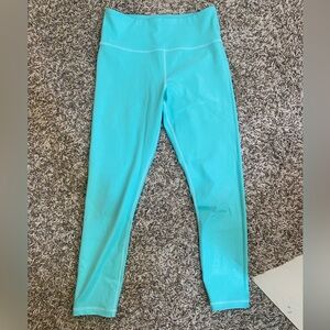 Metallic Teal Leggings